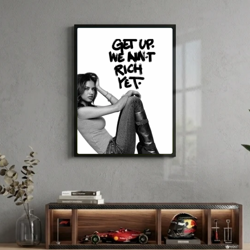 Chic room girl poster