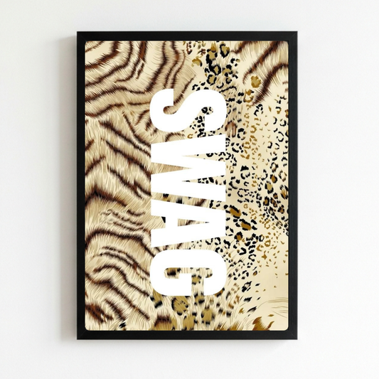 Home deco chic swag leopard
