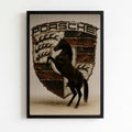 Porsche logo poster