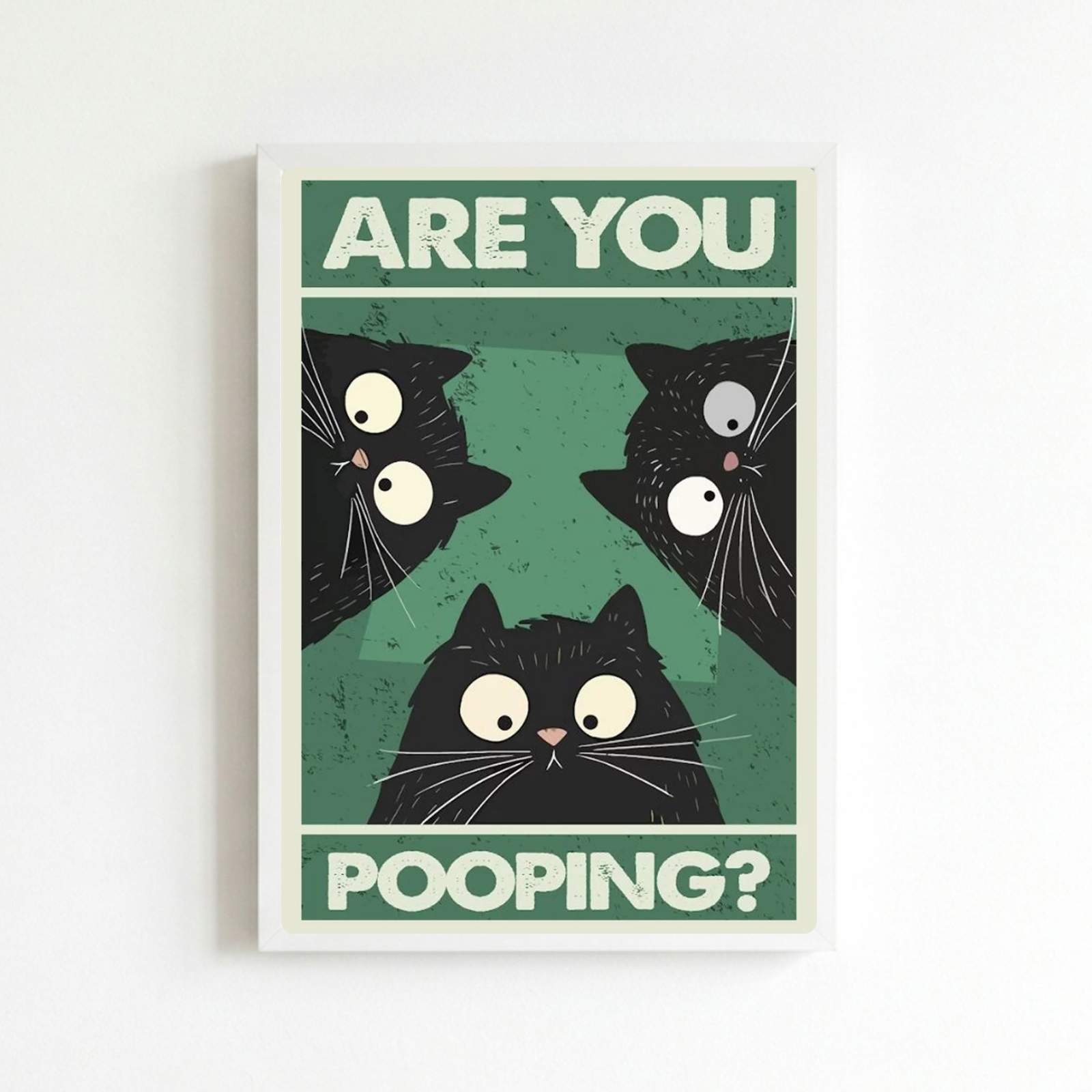 Cat house deco bathroom