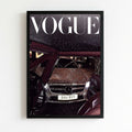 Vogue Mercedes luxury poster