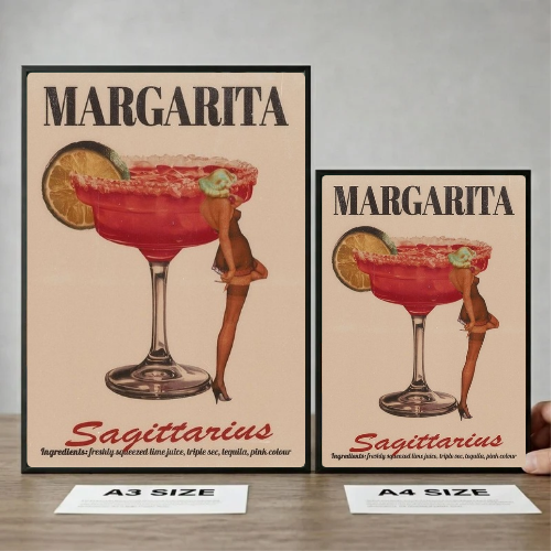 bar and restaurant decoration, margarita sagittarius