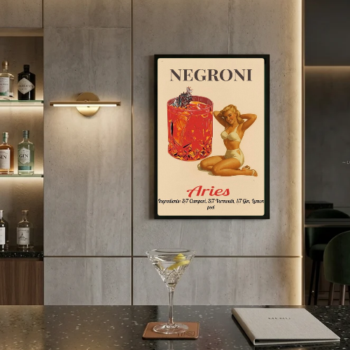 bar and restaurant decoration negroni aries