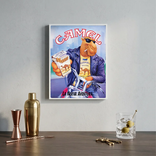 bar and restaurant decoration, Camel sigarette