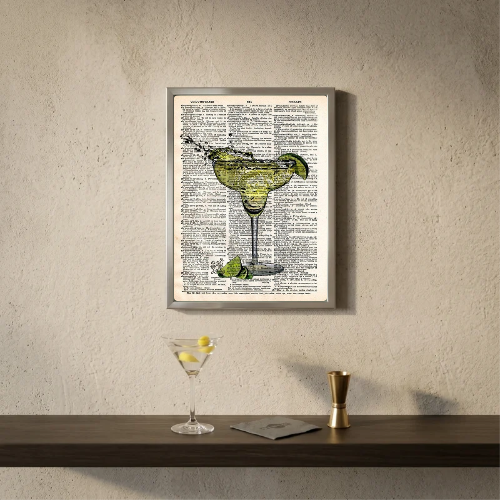 bar and restaurant decoration, margarita