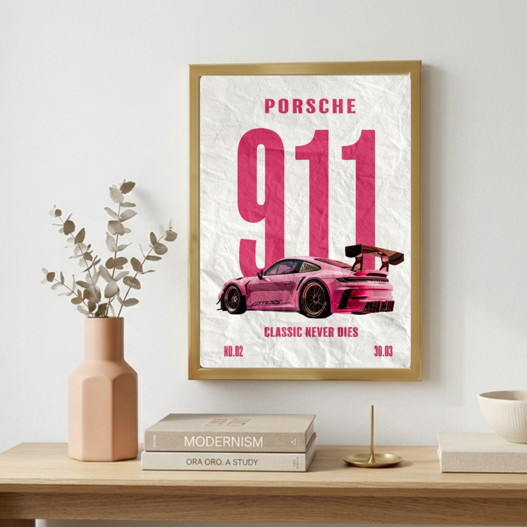 porsche poster