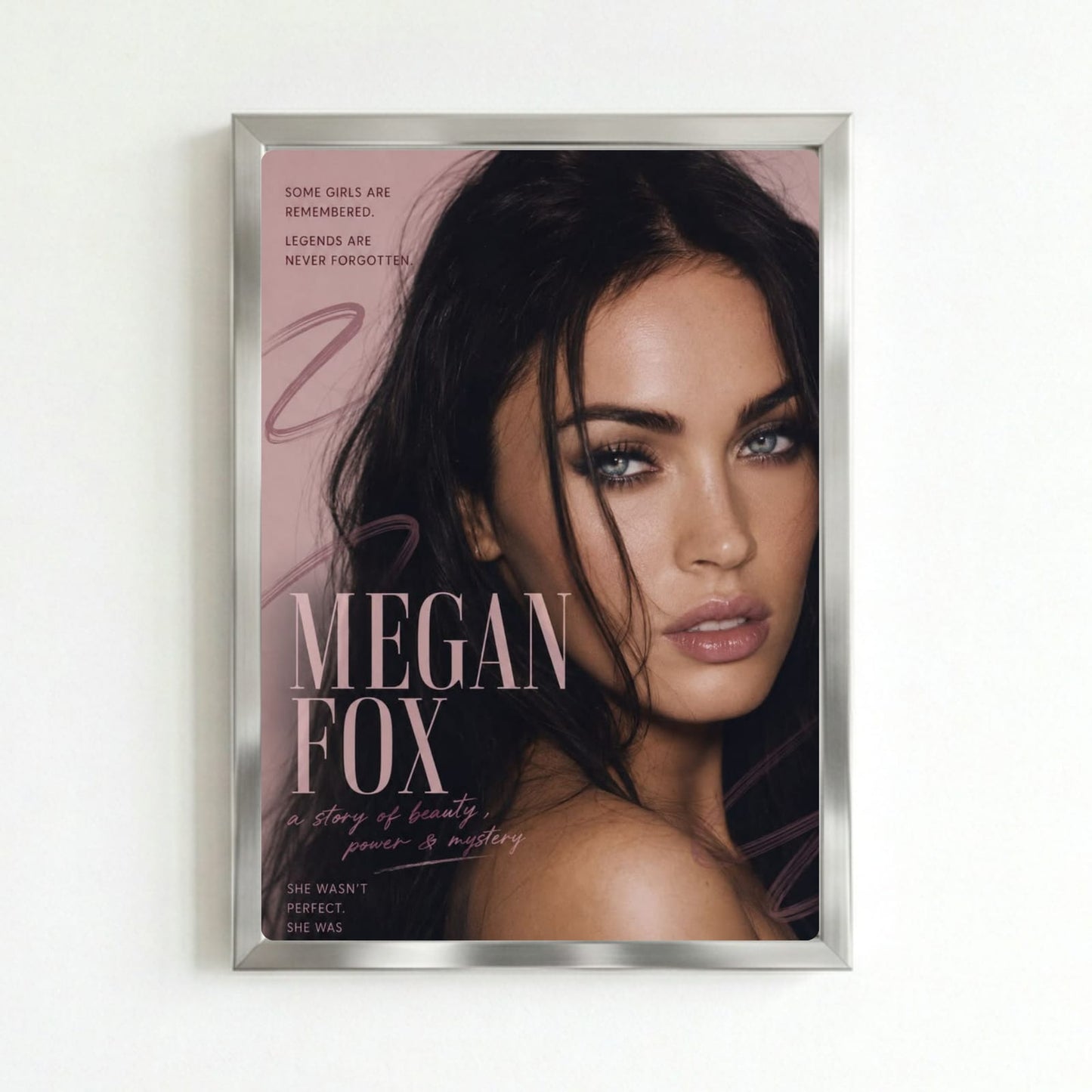 Megan Fox Poster with Frame