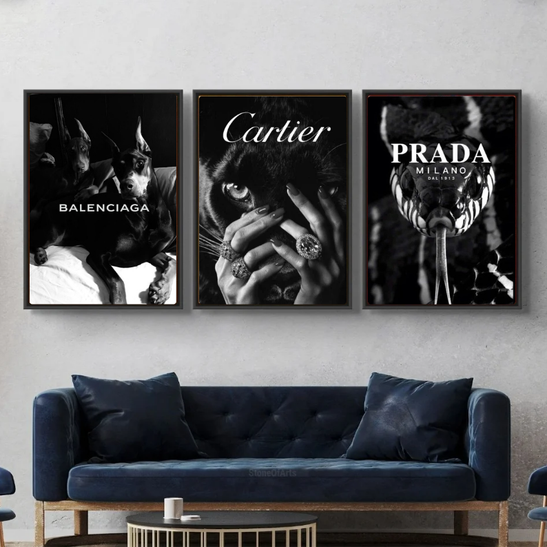 luxury brand black