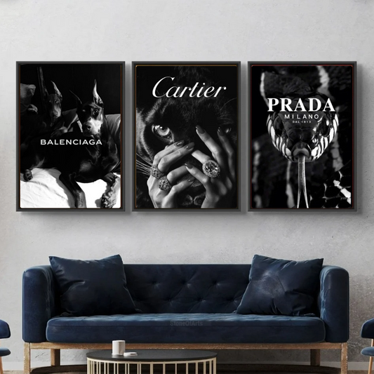 luxury brand black