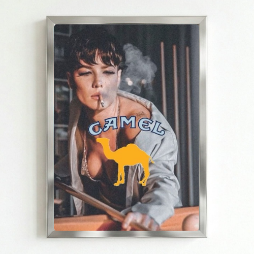bar and restaurant decoration, Camel sigarette