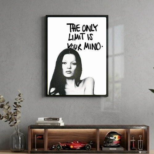 Chic room girl poster