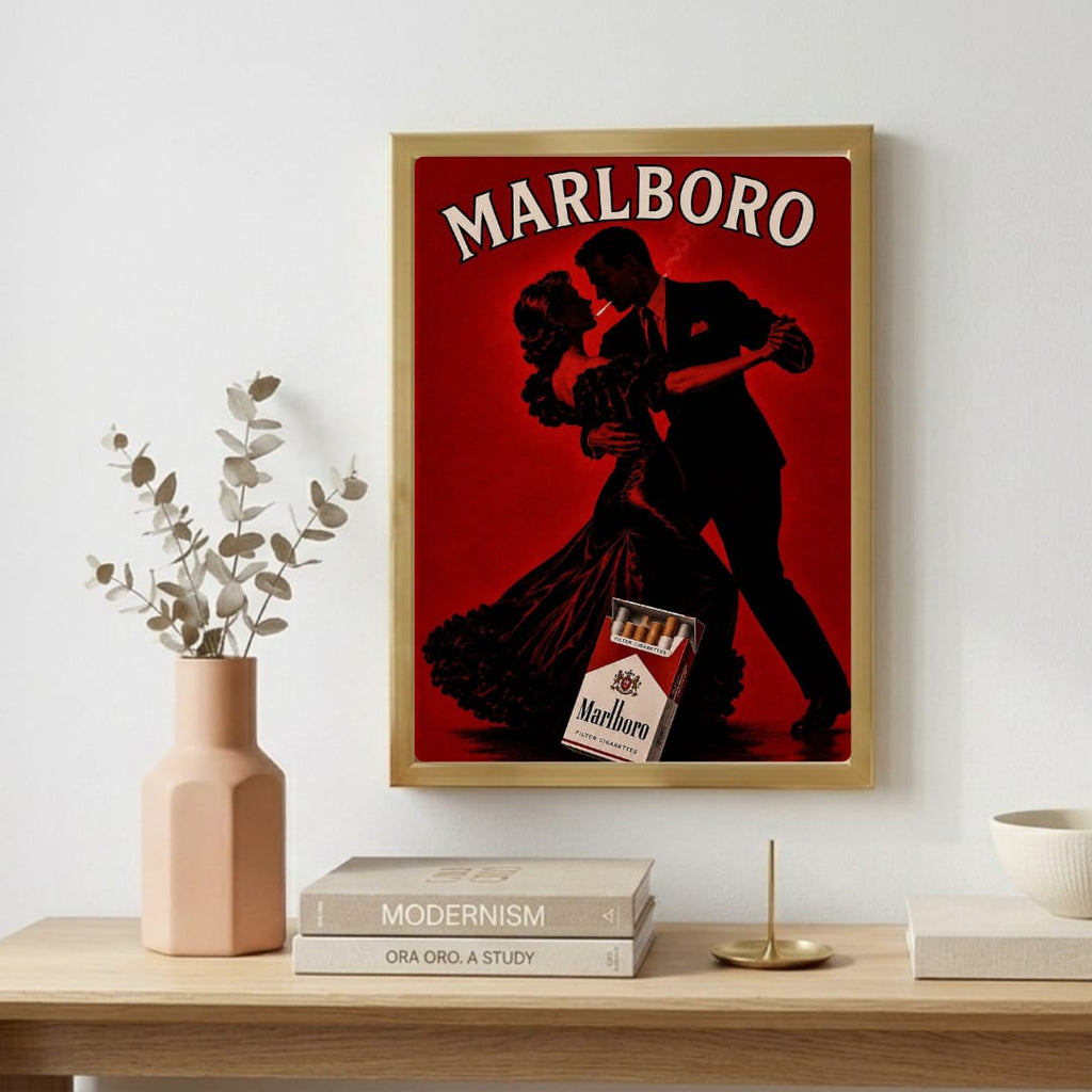 bar and restaurant decoration, marlboro cigarette