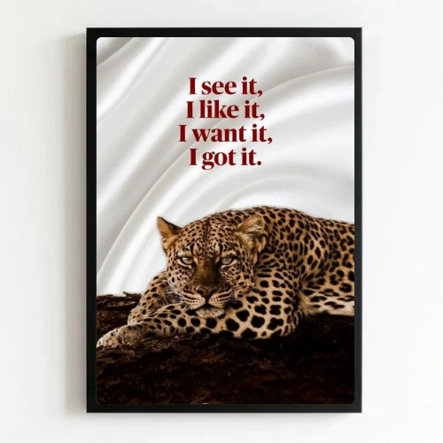 Chic room girl poster