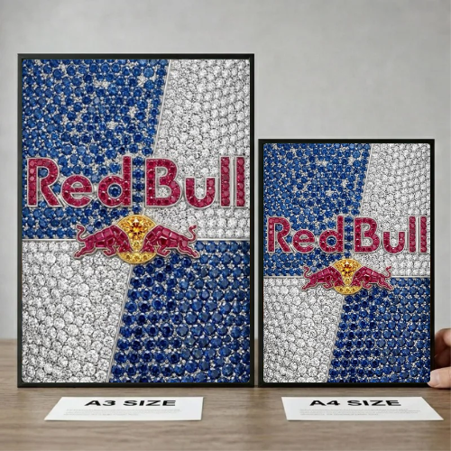 bar and restaurant decoration, red bull