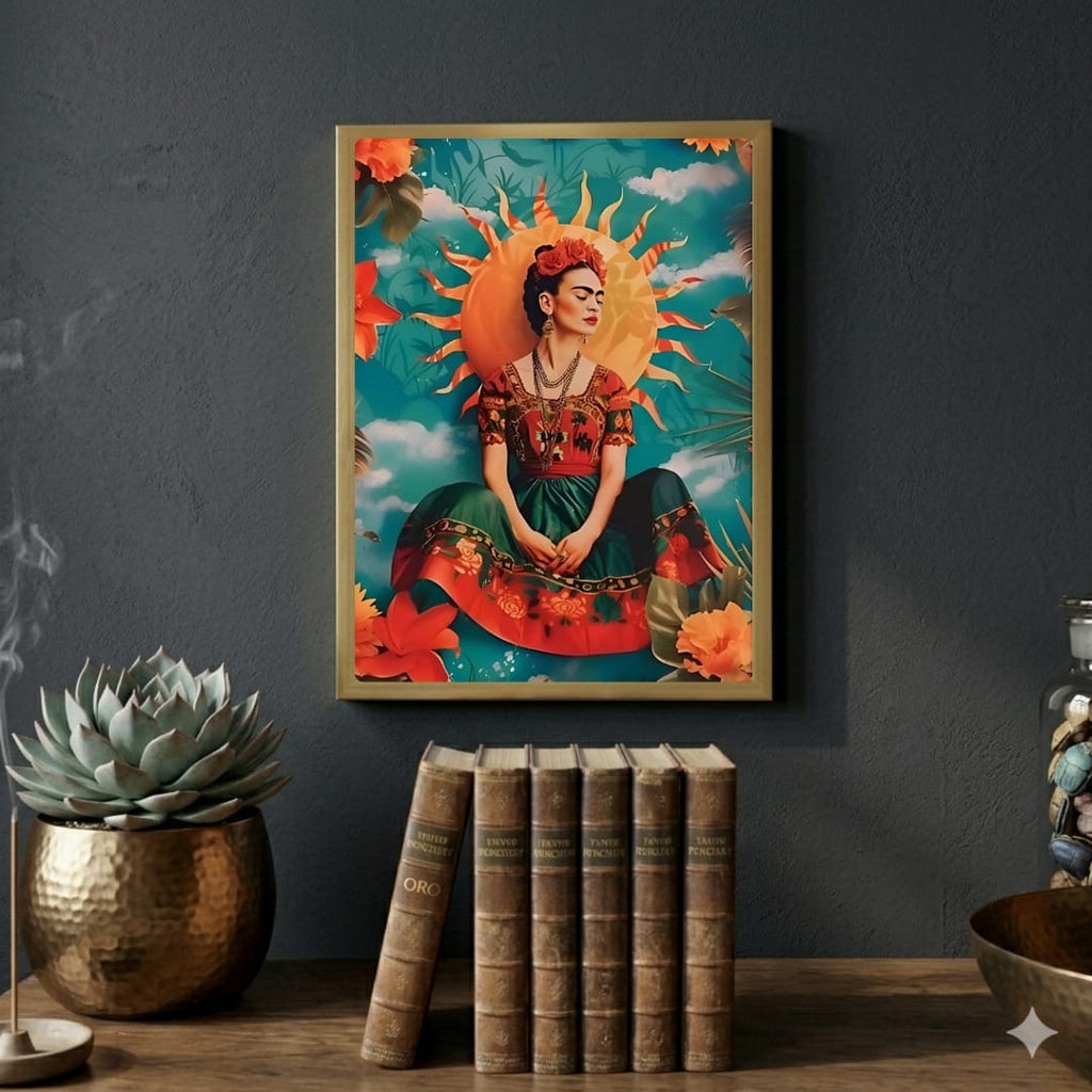 poster cats frida kahlo