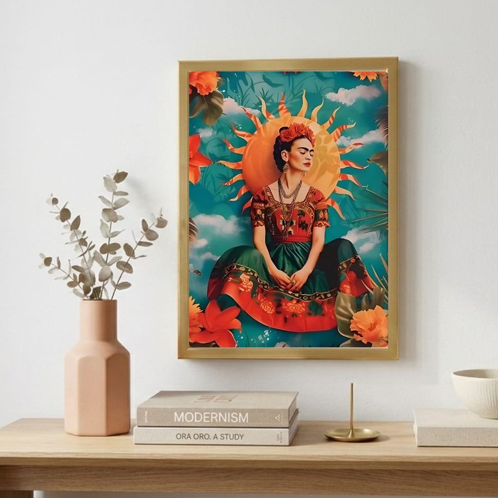 poster cats frida kahlo