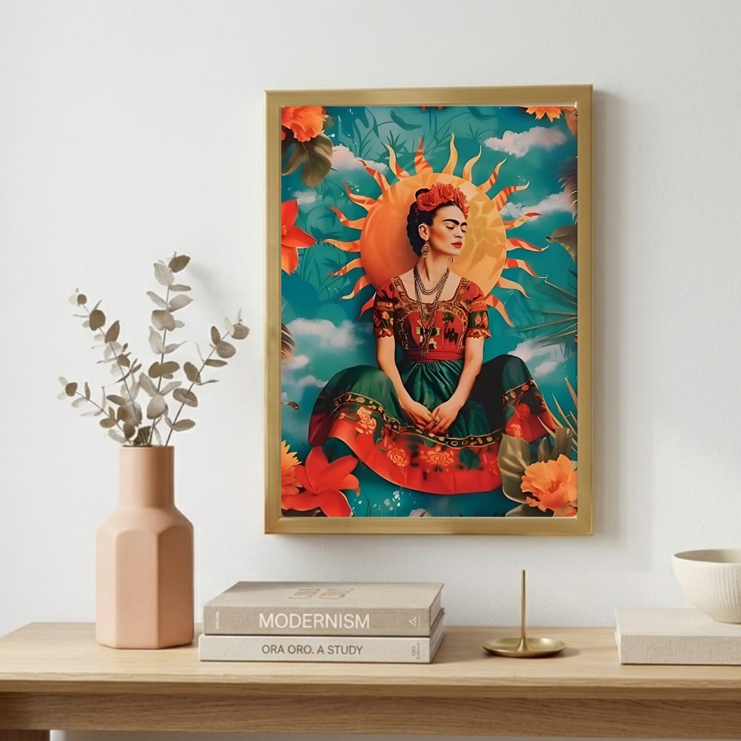 poster cats frida kahlo