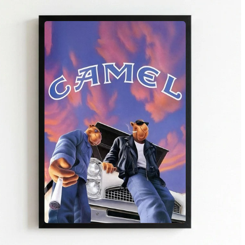 bar and restaurant decoration, Camel sigarette