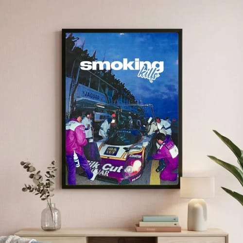 Motor sport smoking kills aesthetics