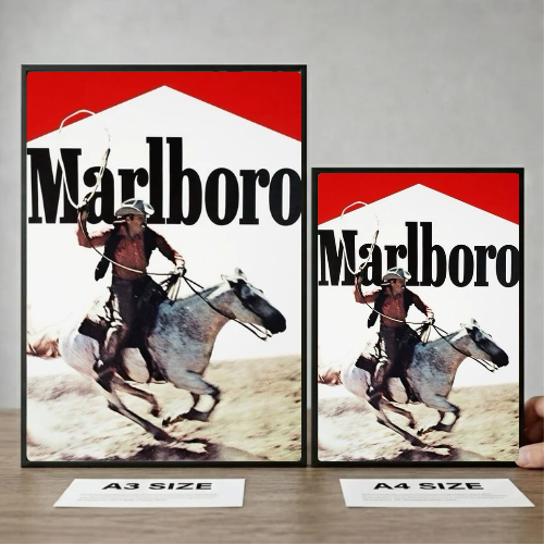 bar and restaurant decoration, Marlboro sigarette