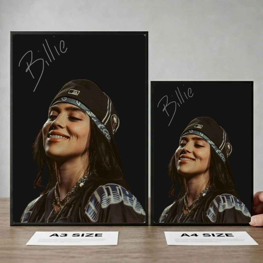 Billie Eilish - Autographed Poster