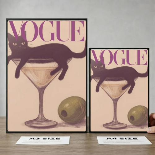 bar and restaurant decoration vogue cat martini chic