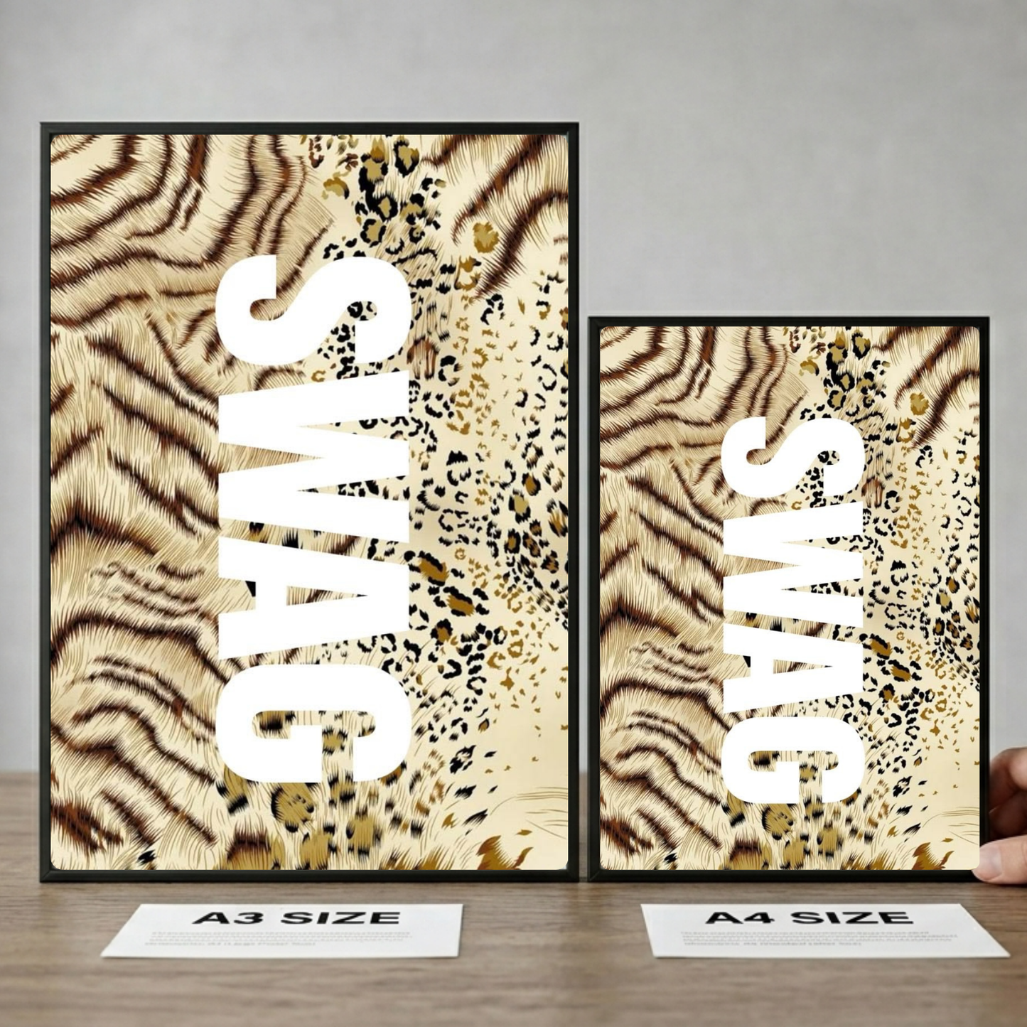 Home deco chic swag leopard
