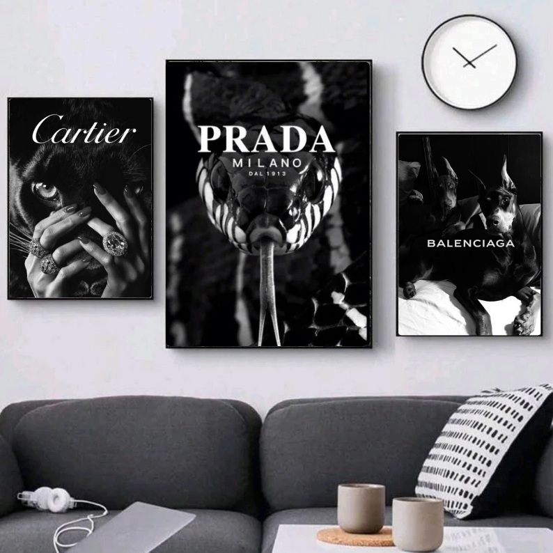 luxury brand black