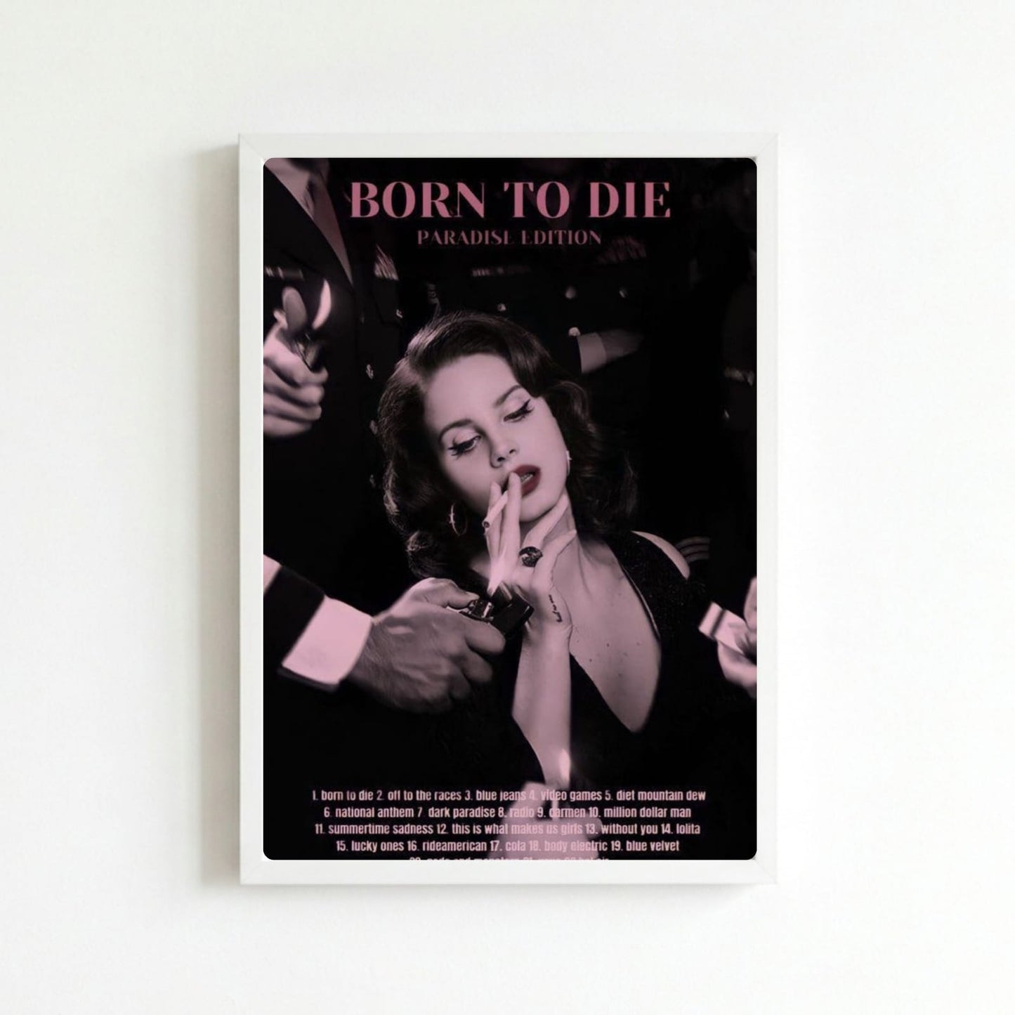 Lana Del Rey – Born To Die Poster with Frame