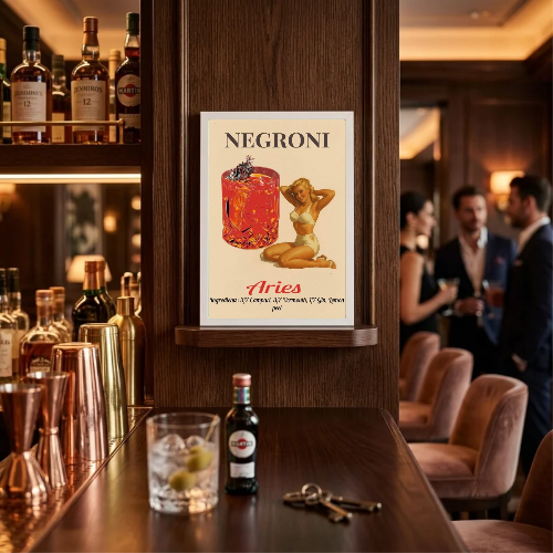 bar and restaurant decoration negroni aries