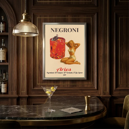 bar and restaurant decoration negroni aries