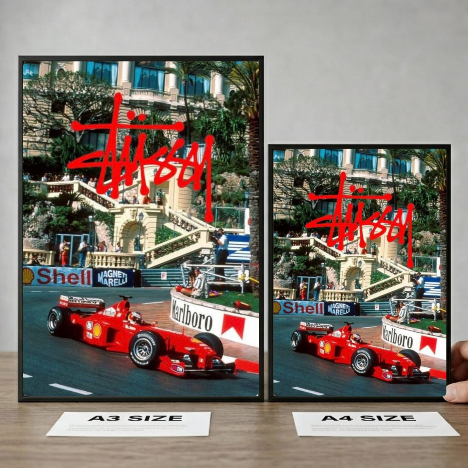 poster stussy f1 ferrari