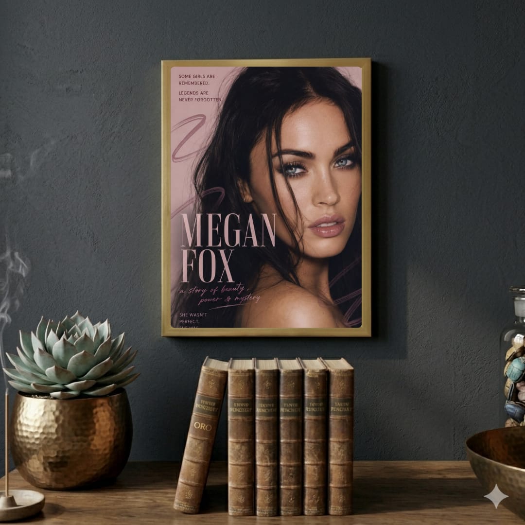 Megan Fox Poster with Frame