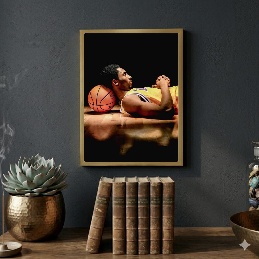 Kobe Bryant - Basket poster con cornice