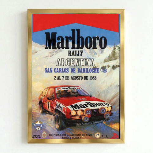 bar and restaurant decoration, Marlboro sigarette