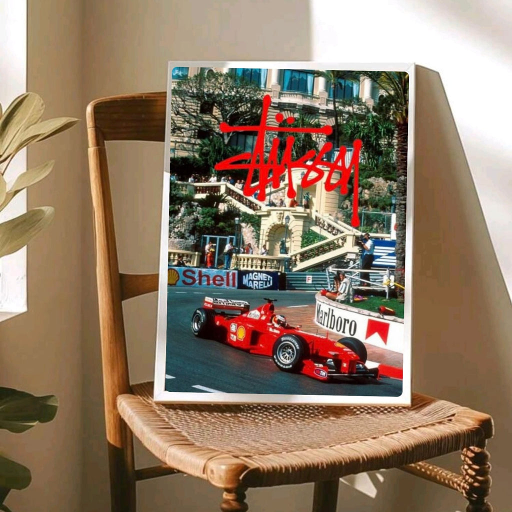 Stussy F1 Ferrari poster