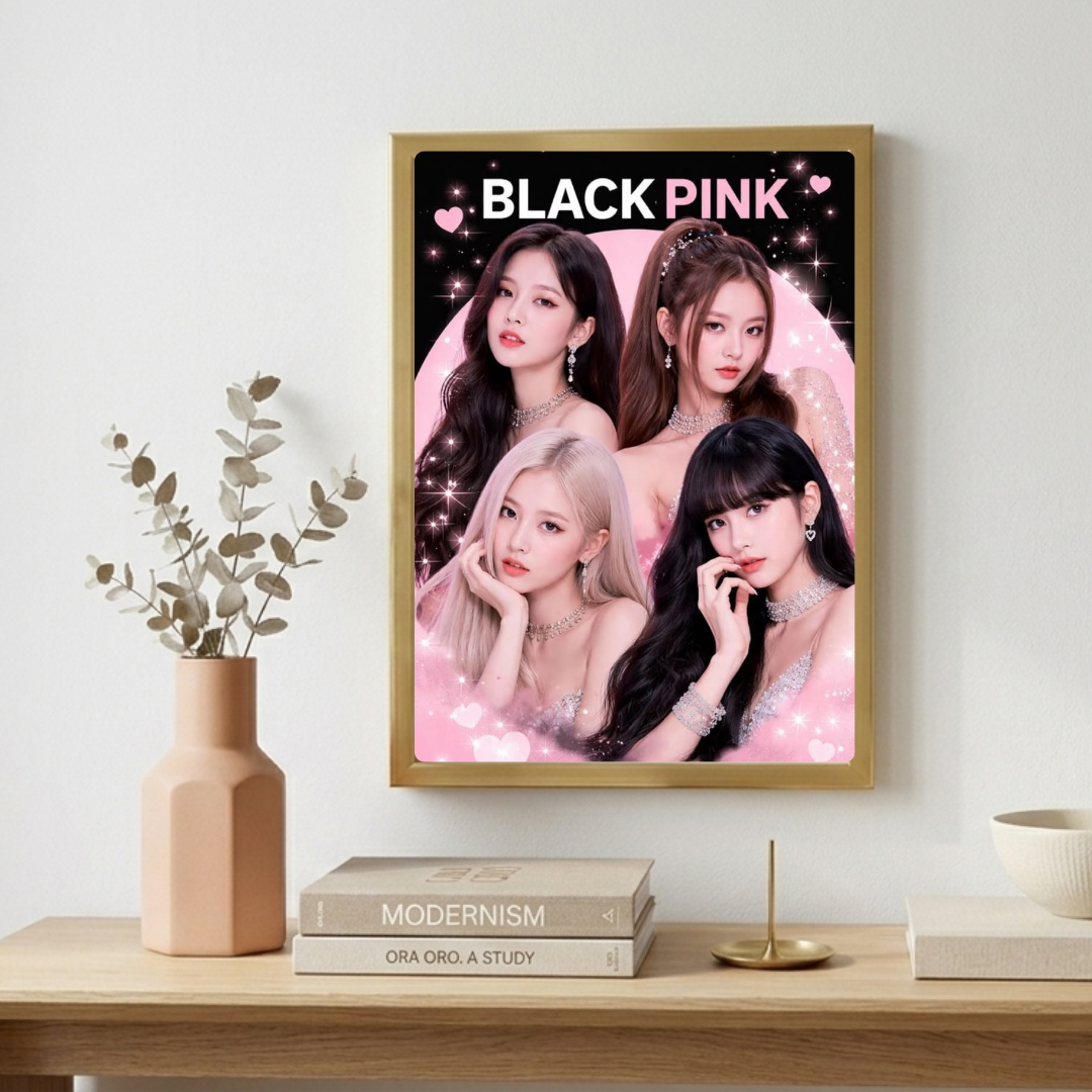 Blackpink Poster with Frame