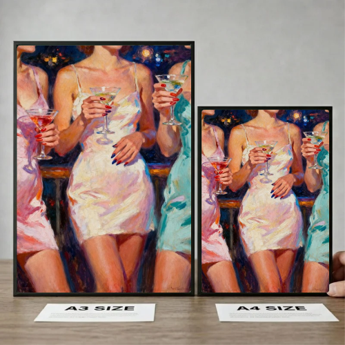bar and restaurant decoration martini chic girls