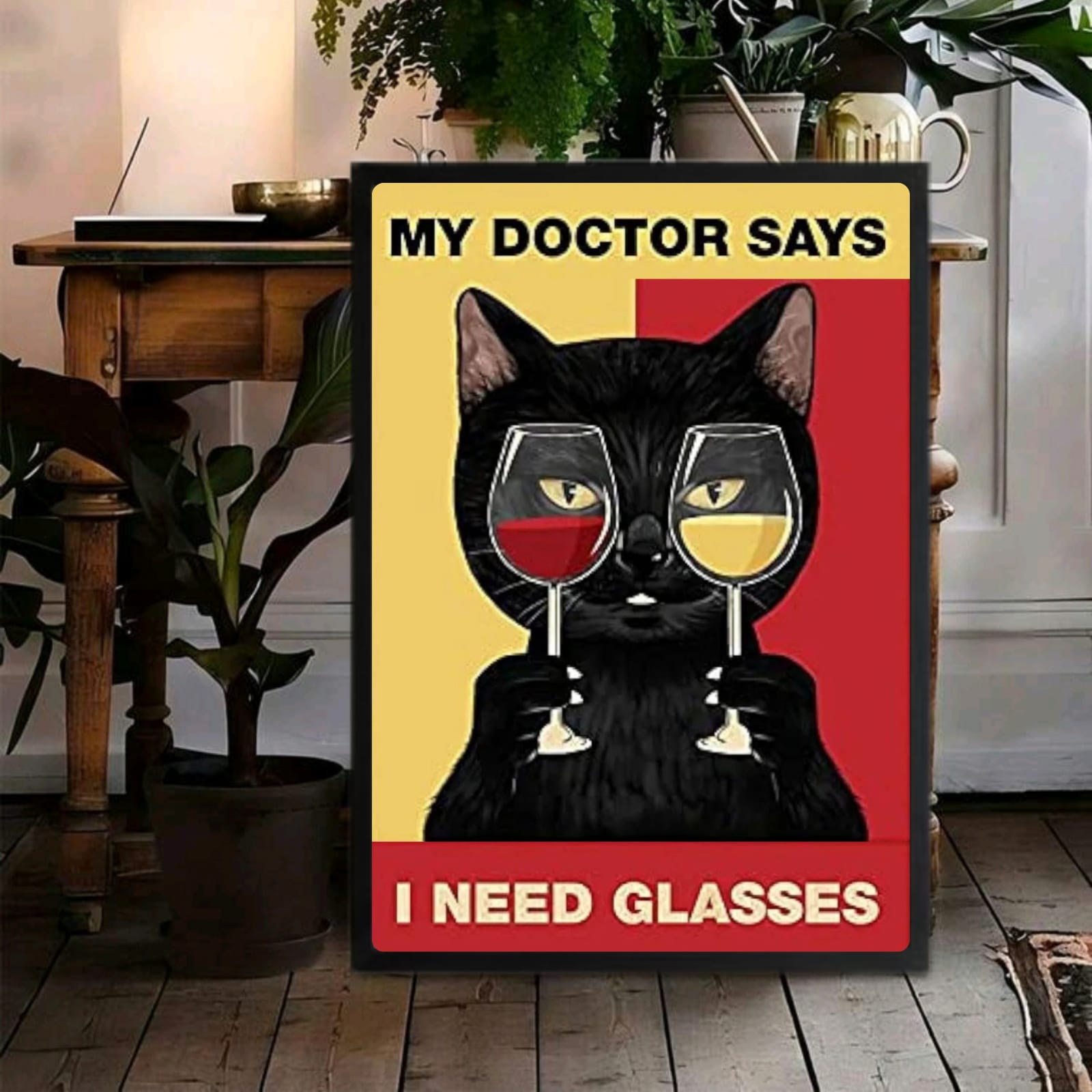 bar and restaurant decoration, wine