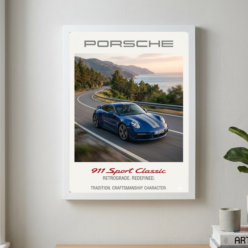 porsche poster