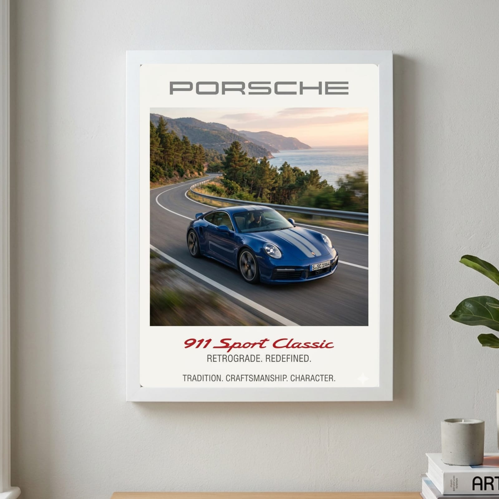 porsche poster