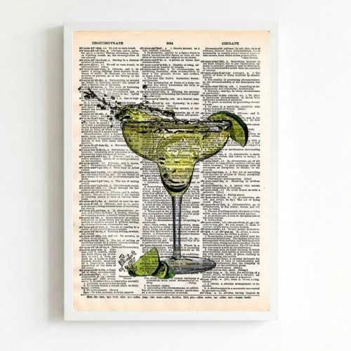 bar and restaurant decoration, margarita