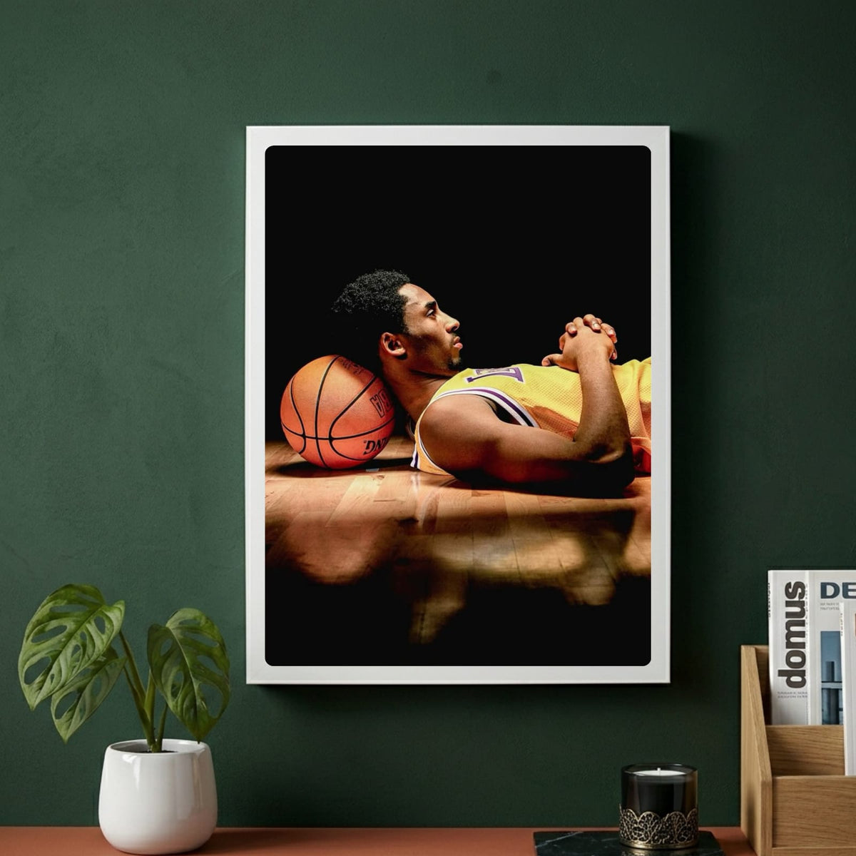 Kobe Bryant - Basket poster con cornice