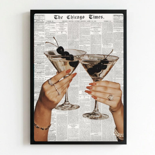 bar and restaurant decoration martini chic
