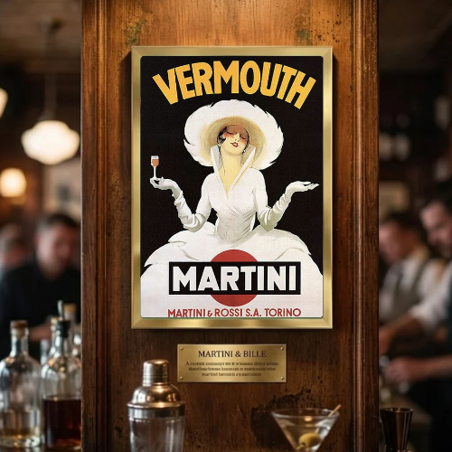 bar and restaurant decoration martini chic