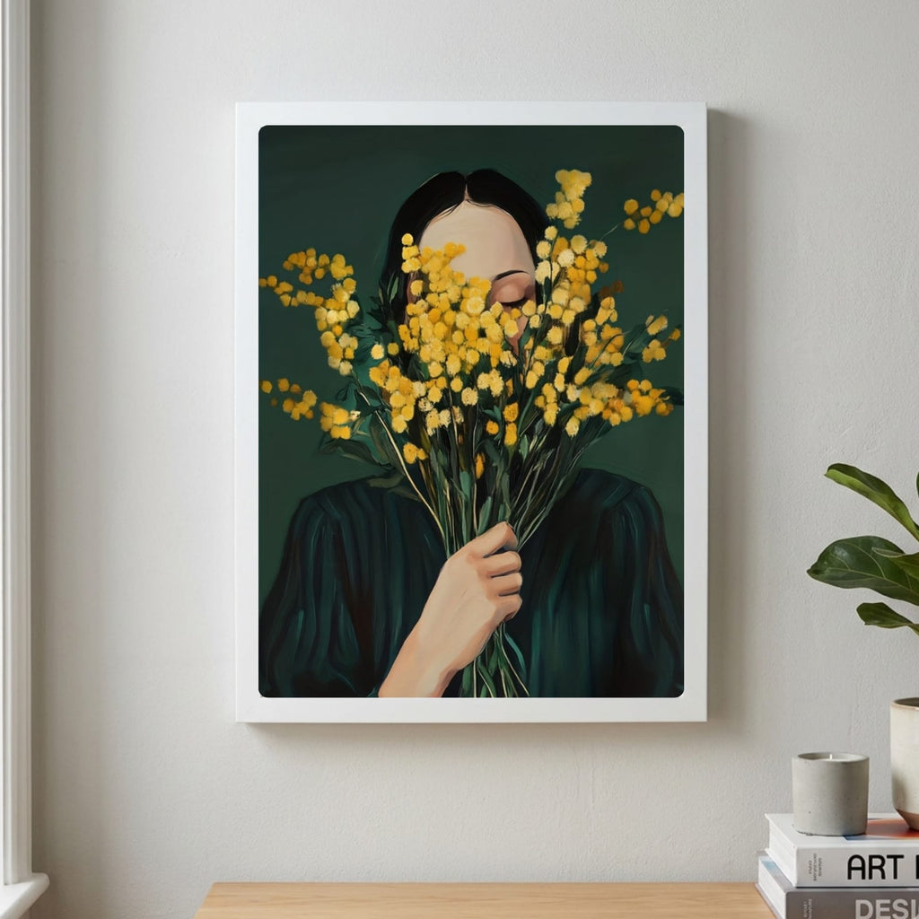 Girl flower house decor
