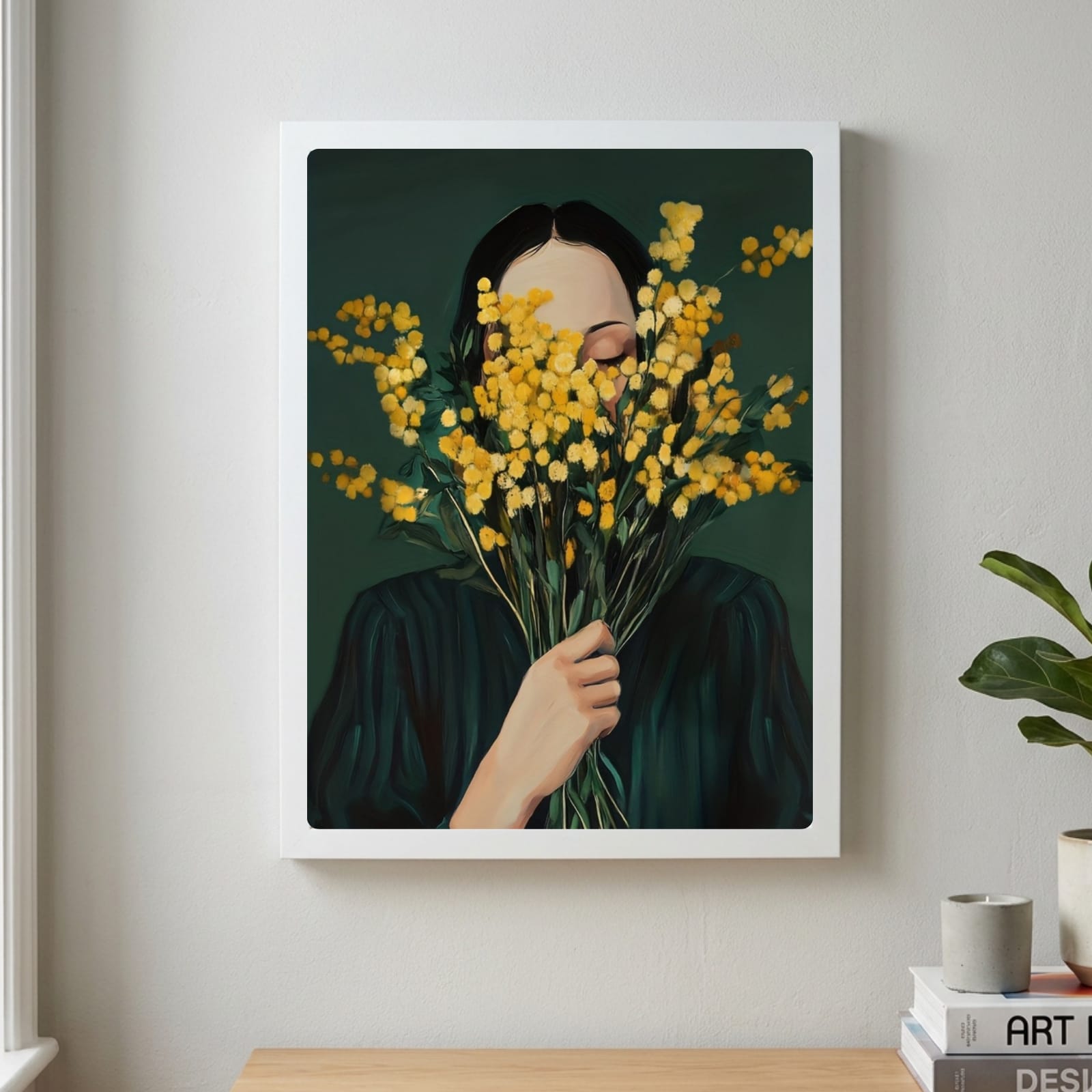 Girl flower house decor