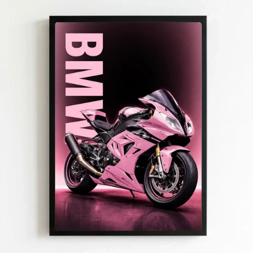Bmw moto pink
