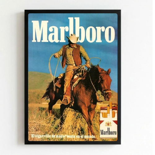bar and restaurant decoration, Marlboro sigarette
