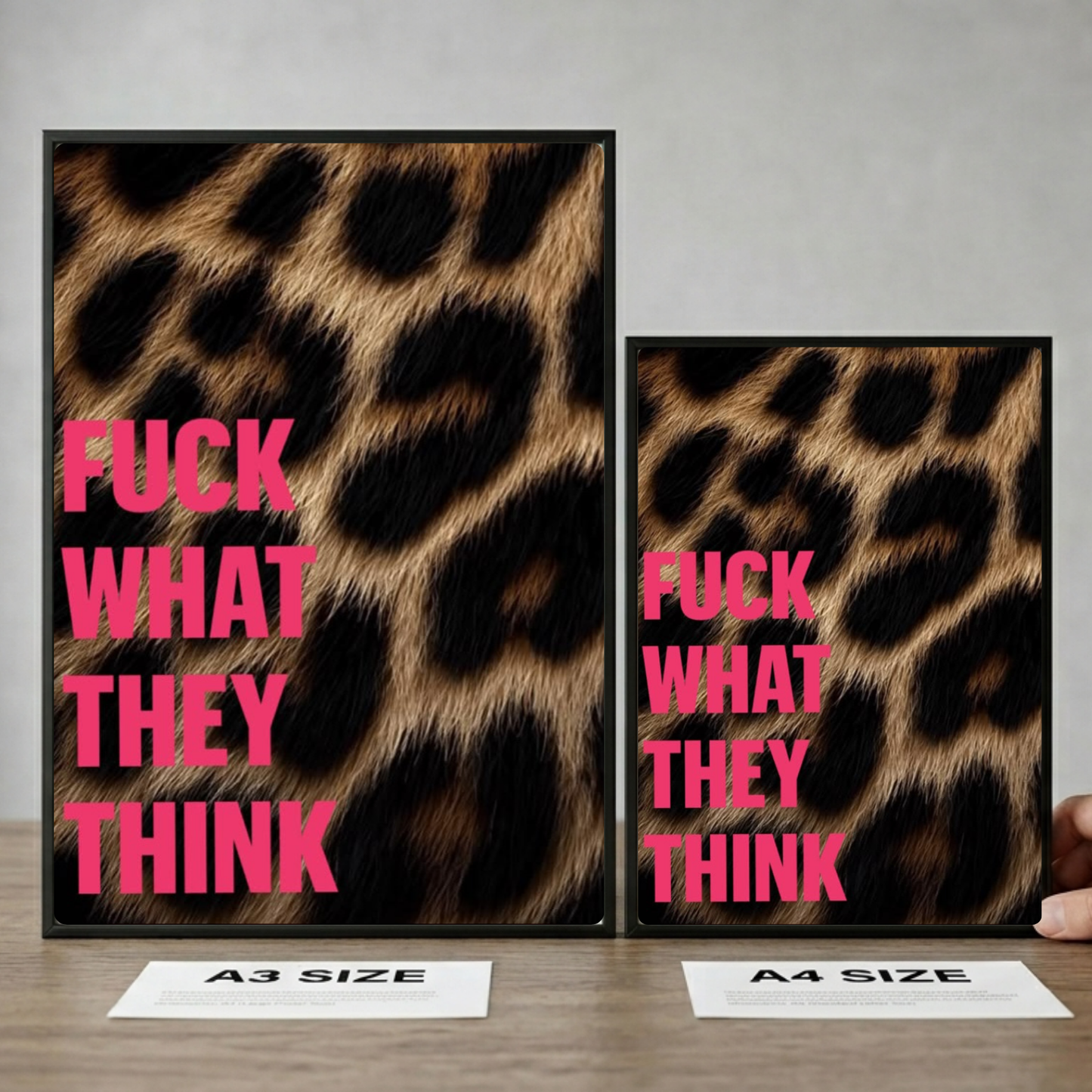 Home deco chic leopard